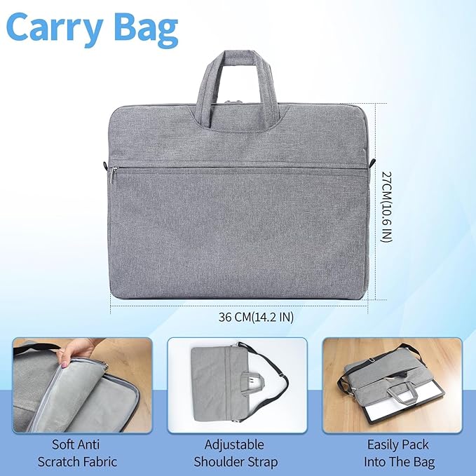 KOBAIBAN A4 LED Light Board with Bag, Magnetic Diamond Painting Light Board with Side Physical Buttons, 3 Color Modes & 6-Level Adjustable Brightness, Light Pad for Diamond Painting/Drawing (Black)