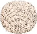 REDEARTH · Round Pouf Ottoman by REDEARTH