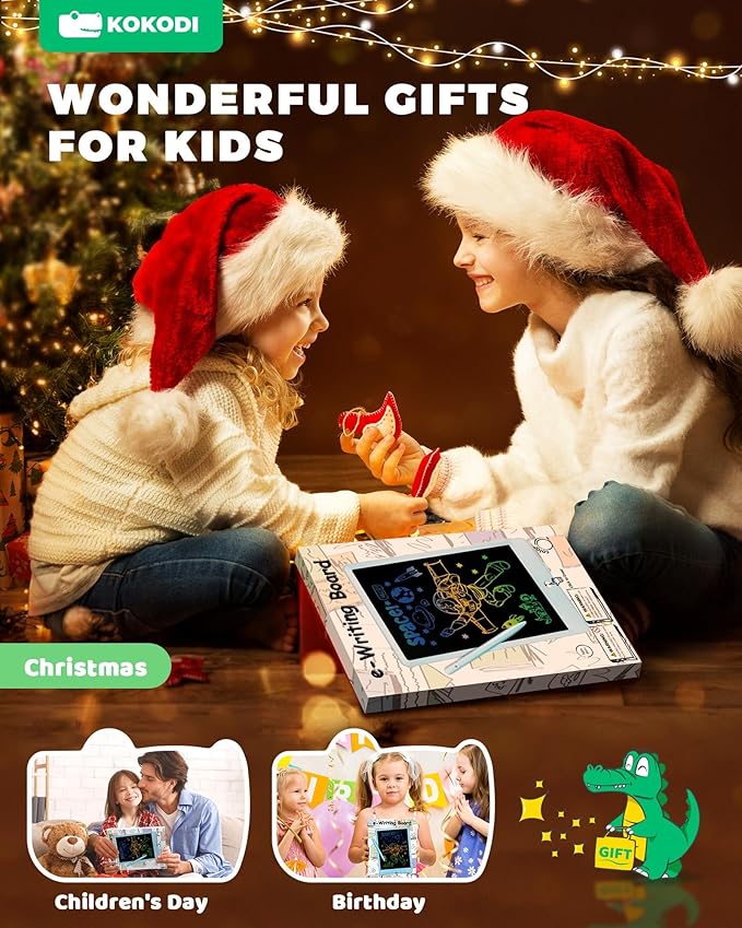 KOKODI 10 Inch LCD Writing Tablet, Purple Drawing Boards for Kids(Purple)