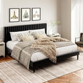 HAOARA King Size Bed Frame, King Size Platform Bed Frame and Velvet Upholstered by HAOARA