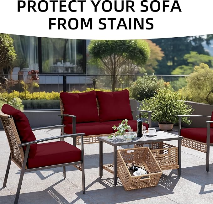 Outdoor Cushion Covers Set, Replacement - Image 4