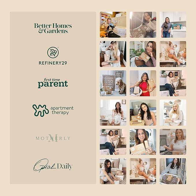 Kind Laundry Detergent Sheets with Stain-Fighting Enzymes - Plant Powered Eco-Friendly Laundry Soap Sheets - Home or Travel Laundry Detergent Fragrance Free, 60 Loads (Mom's Choice Award Winner)