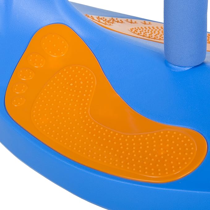 Wiggle Car Ride on Toy - Easy-to-Use Kid Car for Ages 3 Years and Up with No Batteries, Gears, or Pedals by Lil Rider (Blue/Orange), Large,Yellow / Black