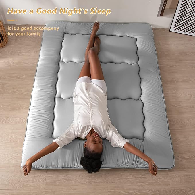 MAXYOYO Japanese Floor Mattress Futon Mattress, Thicken Sleeping Pad Foldable - Image 8