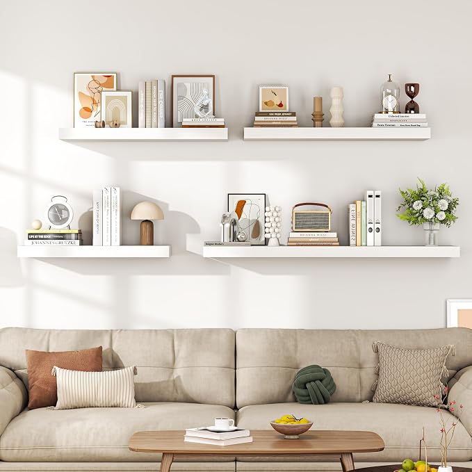 Dreamland 36" Floating Shelves for Wall, Wall-Mounted Shelves for Bedroom - Image 7