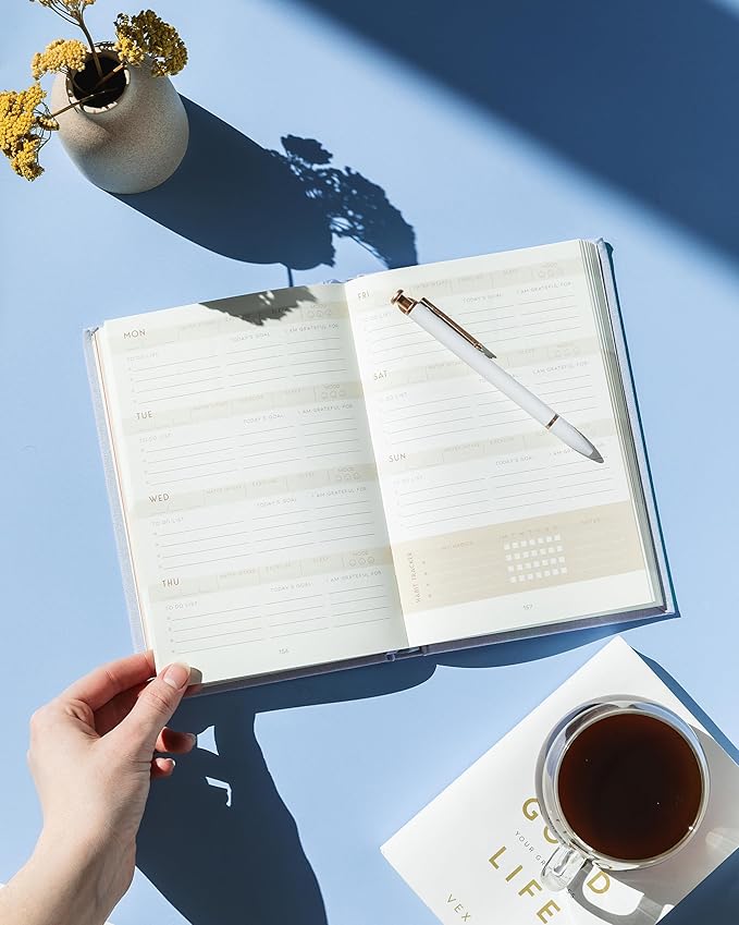 Self Care Planner by epic self - Undated Wellness Planner, 48 Weeks - Self-Love, and Habit Tracker for Women - Prioritize Your Well-being in 2024 - Daily & Weekly Reflection Pages