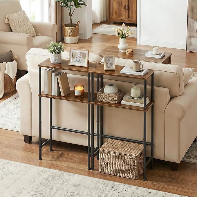 HOOBRO Narrow Console Table for Small Space, 15.7" Entryway Table - Image 4