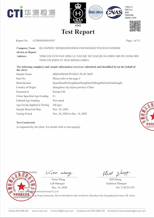 MQIAOHAM® 18 Pieces Puzzle Play Mats, Soft Baby Play Mat, Kids Interlocking Foam Floor Tiles, Toddlers Carpet Playmats G301018-101108112