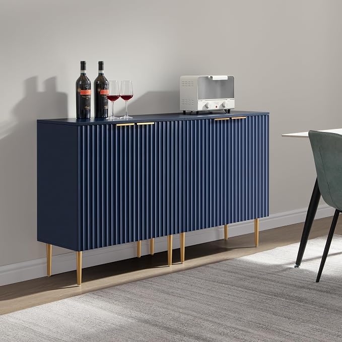 SICOTAS Sideboard Buffet Storage Cabinet, Modern Accent Cabinet - Image 3