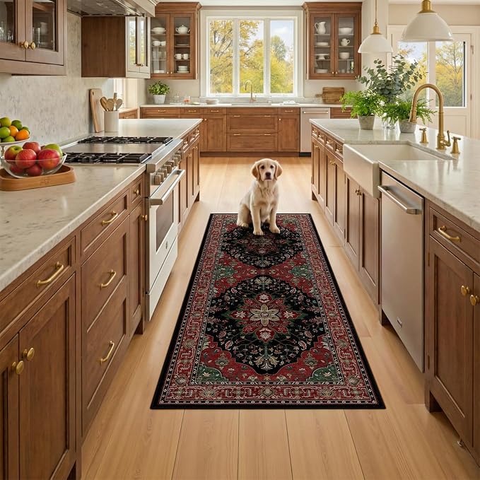 RELEANY Area Rugs 2'x5' Runner Rug Non Slip Washable - Image 2
