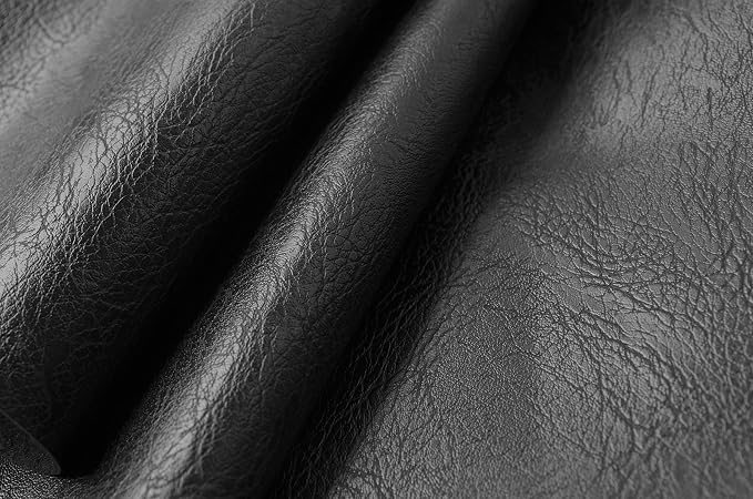 Wento Thick 2 Yard Faux Leather Fabric Soft Skin Grain PU Leather Fabric - Image 2