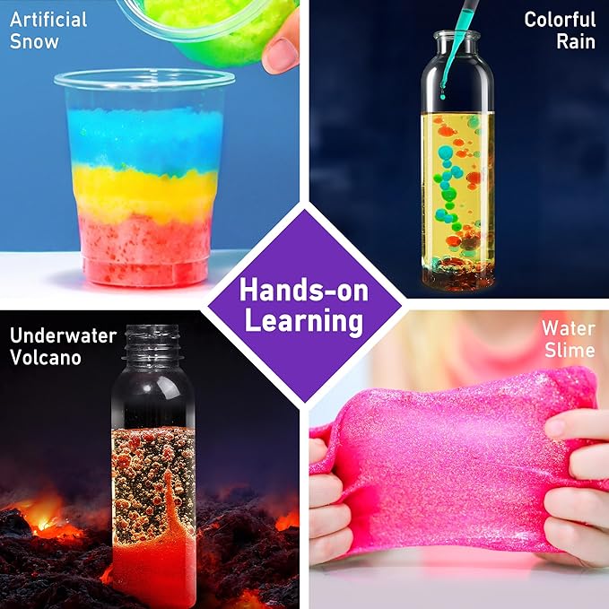 BenBen Science Kits for Kids Age 8-12, 105 Experiments Educational Toy, STEM Toys for 6 7 8 Year Old Boys Girls Birthday Gift, Science Kits for Kids Age 5-7, Chemistry Set for Homeschooling