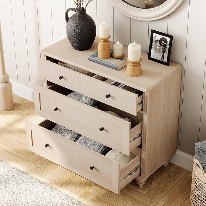 WAMPAT Farmhouse Nightstand - Image 4