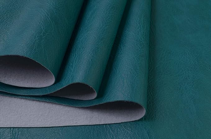 Wento Thick Faux Leather Fabric Soft Skin Grain PU Leather by Wento