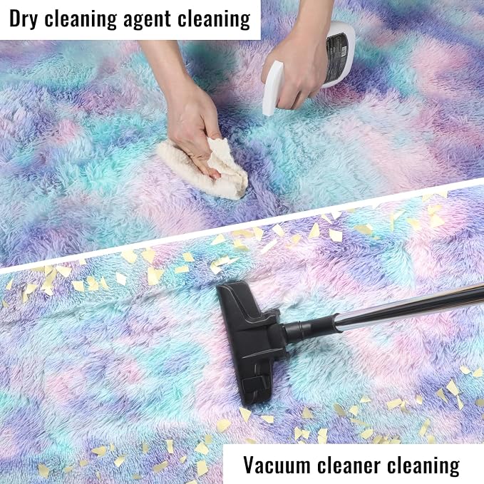 PAGISOFE Soft Purple Rainbow Rugs - Image 7