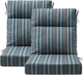 Unimatta Sunbrella Outdoor High Back Chair Cushion Seat Pads, 44 x 21 Inch by Unimatta