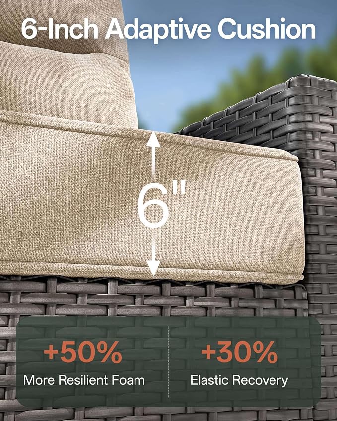 Luxury 5-Piece Patio Furniture Set - Image 3
