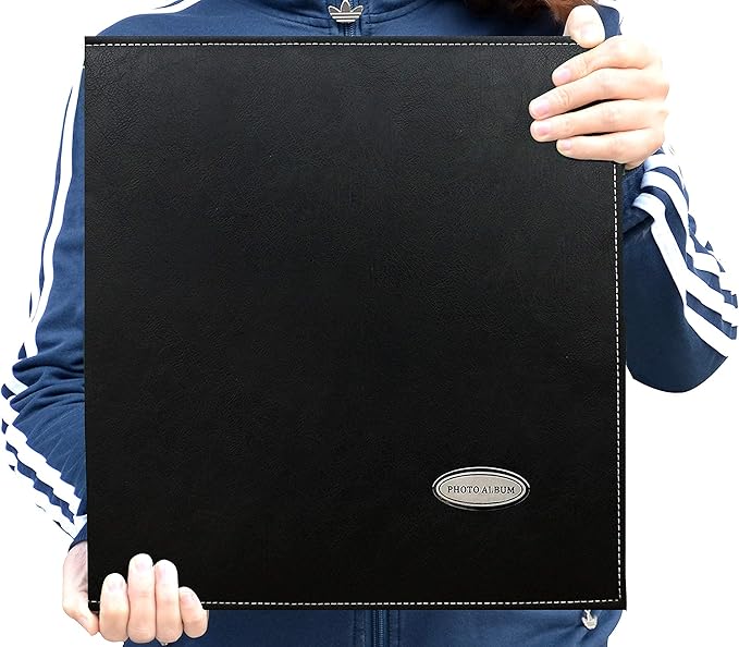 Self-Adhesive Photo Album, Dust-free, glue free and waterproof Scrapbook Album, Family album, Leather Cover, Hand Made DIY Albums Holds 3x5, 4x6, 5x7, 6x8,8x10 photos