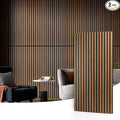 Art3d 2 Wood Slat Acoustic Panels by Art3d