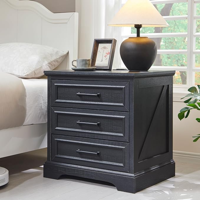 ACCOHOHO Farmhouse Nightstand by ACCOHOHO