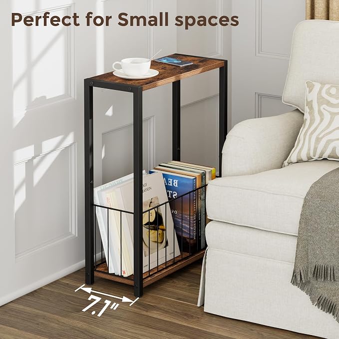 Homleke Narrow Side Tables Set of 2 - Image 3