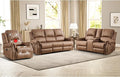 EBELLO Faux Leather Power Recliner Sofa Furniture Set, Included Electric by EBELLO