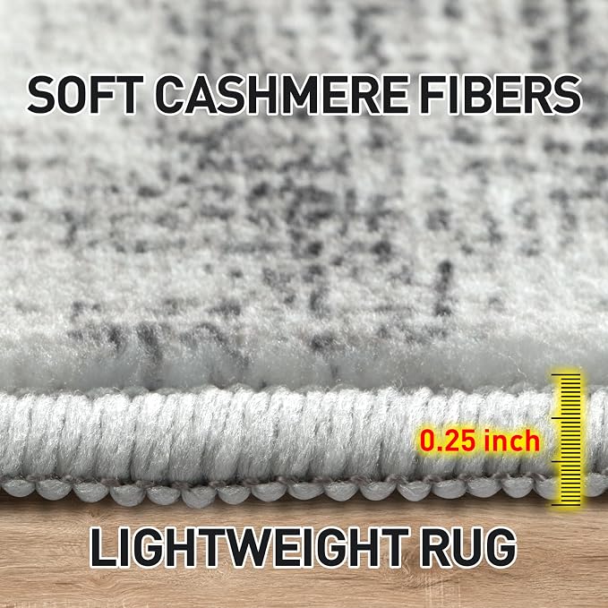 8x10 Area Rugs Washable Rug: Large Modern Abstract Living Room Rug Soft - Image 7