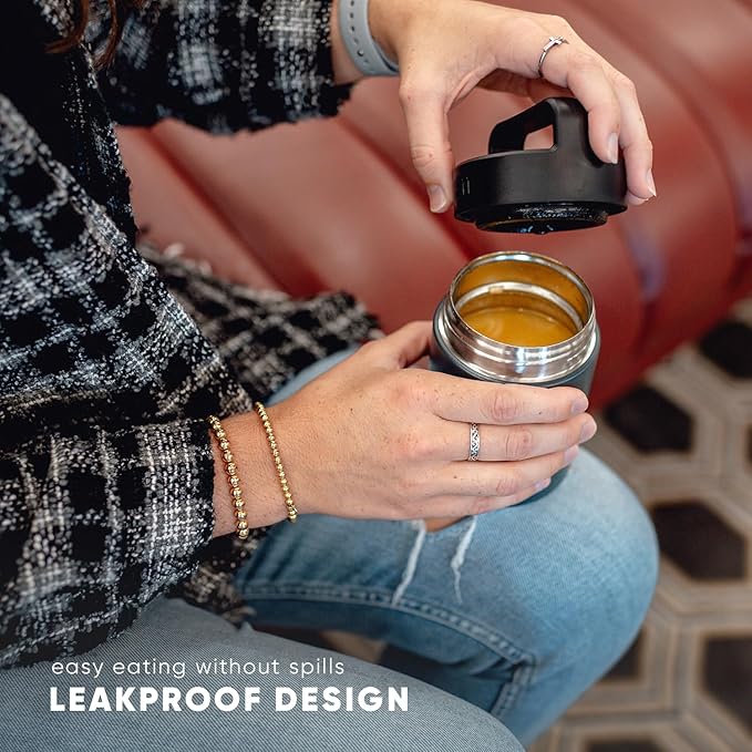 Simple Modern Food Jar for Hot Food | Reusable Stainless Steel Vacuum Insulated Leak Proof Lunch Storage for Smoothie Bowl, Soup, Oatmeal | Provision Collection | 12oz | Sea Glass Sage