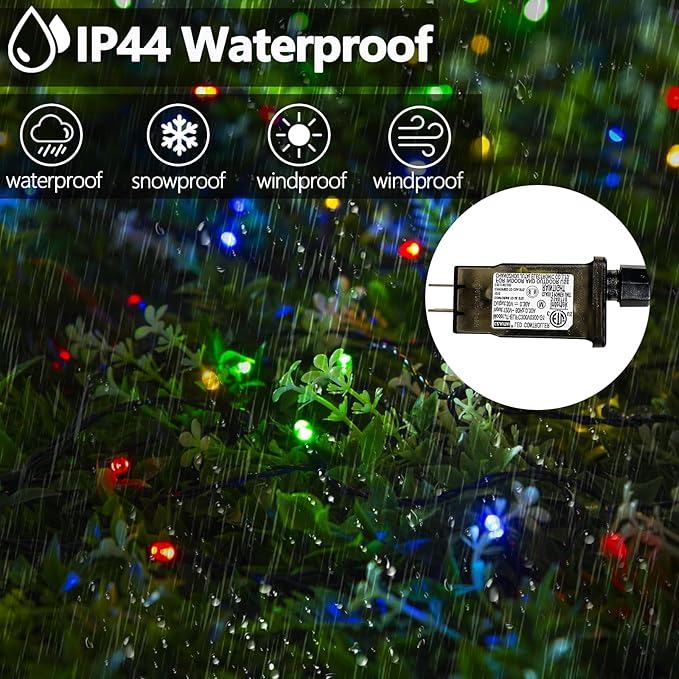 Albelt Smart Color Changing Halloween Lights, Christmas Decoration Lights with Remote & Timer, 66 FT 200 LED RGB Twinkle Fairy String Light Waterproof for Indoor Outdoor Fall Xmas Tree Decor