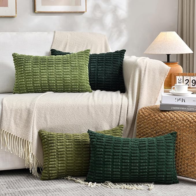Fancy Homi 4 Packs Decorative Throw Pillow Covers - Image 6