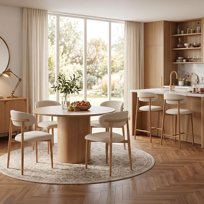 UVV Dining Chairs Set of 4, Metal Kitchen Chairs - Image 3