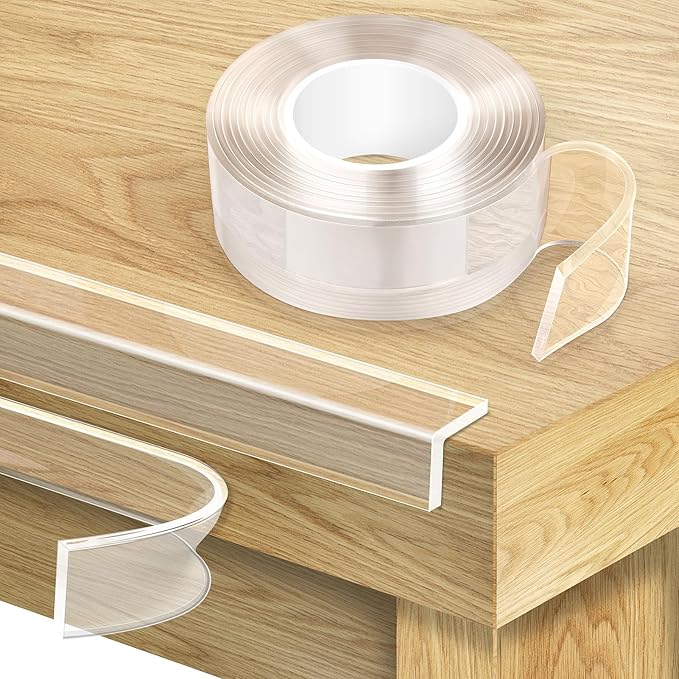Corner Protectors Baby Proofing,Clear Corner Protector,Soft Edge Protector 16.4ft(5M) Corner Guards Furniture Corner&Edge Safety Bumpers with Upgraded Strong Adhesive for Furniture&Sharp Corners