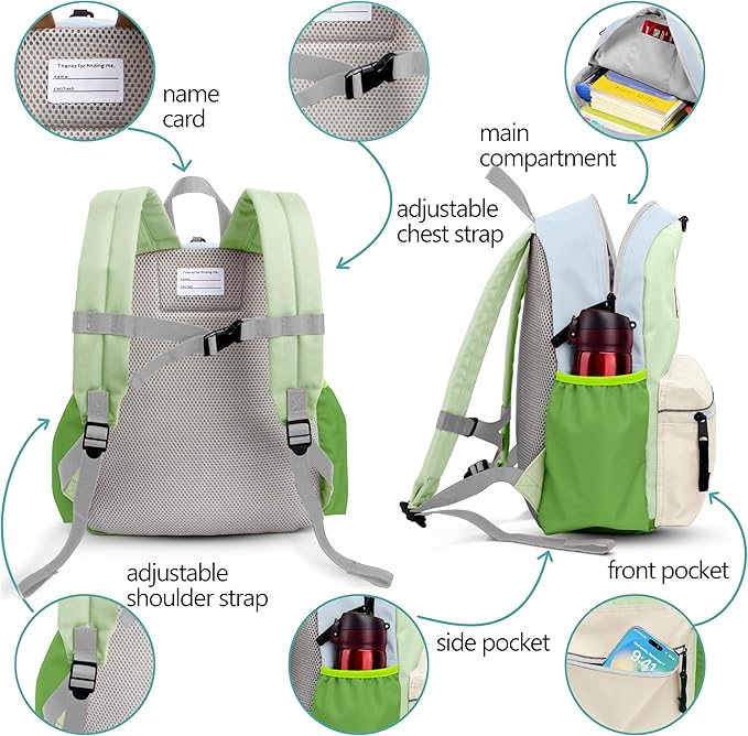 Toddler Backpack for Boys 2-5: Preschool Kindergarten Backpack - 13" Daycare Backpack Fit A4 Folder