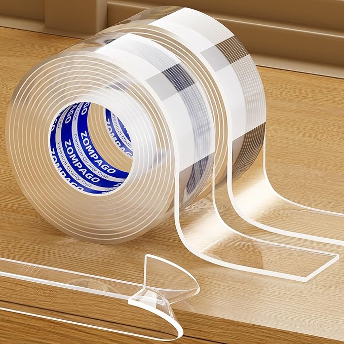 Clear Soft Corner Protectors for Furniture Strip,1.2in x6.56FT,2 Roll Sharp Edge & Table Bumper,Window Edge,Wall Protector,Soft Corner Guards Safe for Proof,Table Corner Protectors in Family