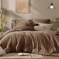 Monbix Oversized Queen Comforter Set, Bed in a Bag 7 Pieces by Monbix