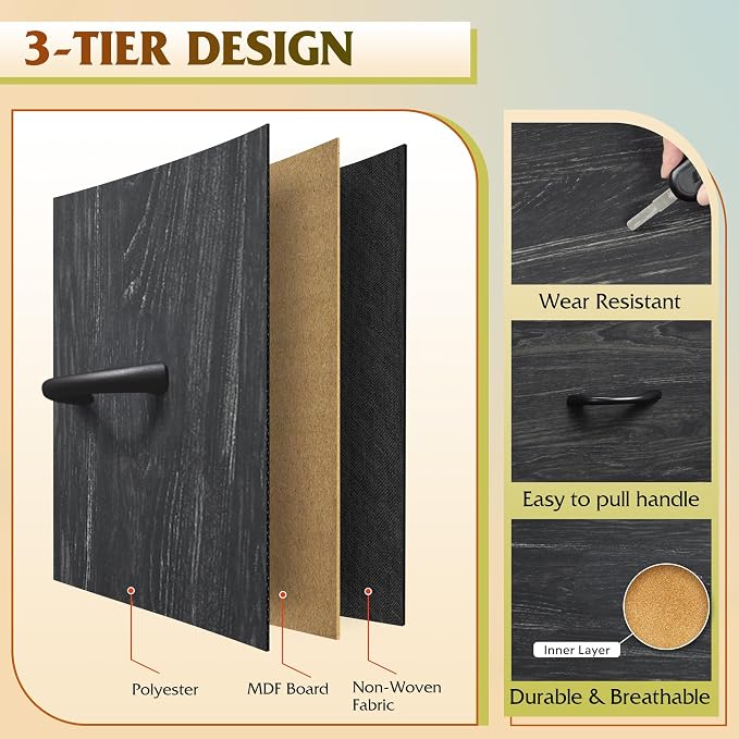 WLIVE Fabric Dresser for Bedroom - Image 7