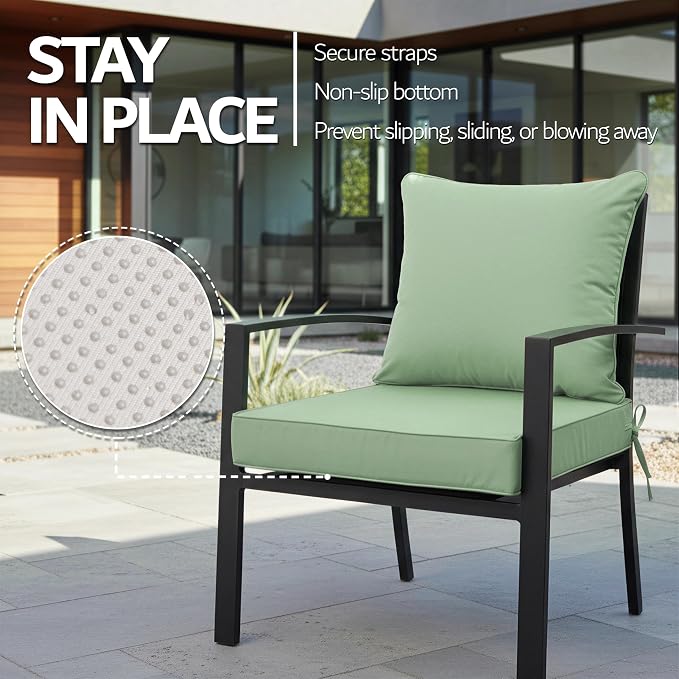 24x24 Inch Outdoor Chair Cushion - Image 5