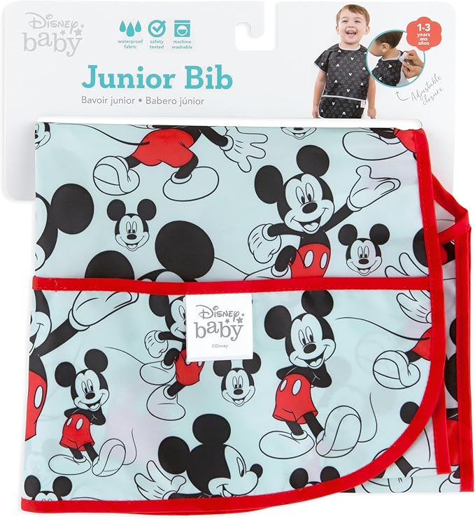 Bumkins Bibs - Toddler Bibs, Waterproof, Large for 1-3 Years, Short Sleeve