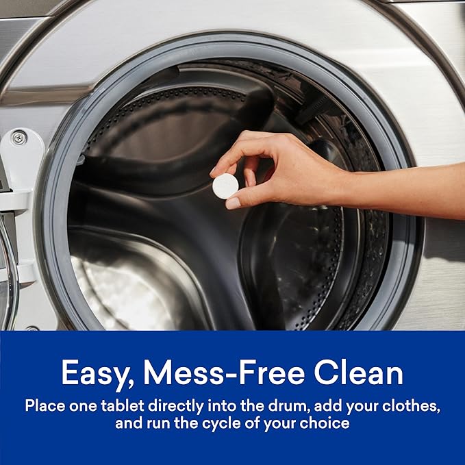 BLUELAND Laundry Detergent Tablets, Starter Set, Spring Bloom Scent, 60 Count with Tin, Plastic-Free Eco-Friendly Pods, Sheets, Liquid Alternative - Natural, Gentle