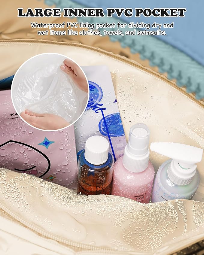 Initial Duffle Bag, Yoga Bags for Women，Overnight Bag with Wet Pocket，Lightweight Work Bags Personalized Gym Tote with Makeup Pouch-Girly Gift