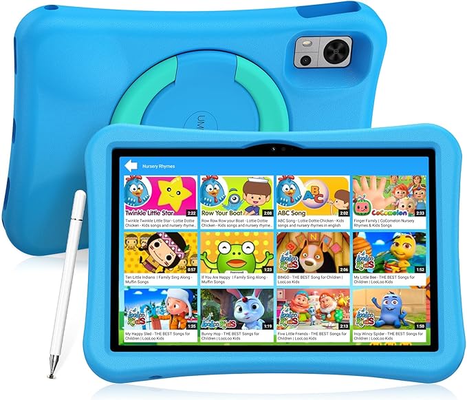 UMIDIGI G5 Tab Kids Tablet, Android 13, 128GB, 10.1in HD+, 4+4GB, Sea Blue, Tablet for Child with Bluetooth, WIFI5, Parental Control, Dual Camera