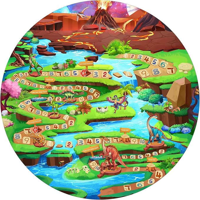 Wilwolfer Dinosaur Tent for Kids: Dinosaur Toys for Kids-Outdoor Toys for Toddlers-Great Gift for Boys and Girls