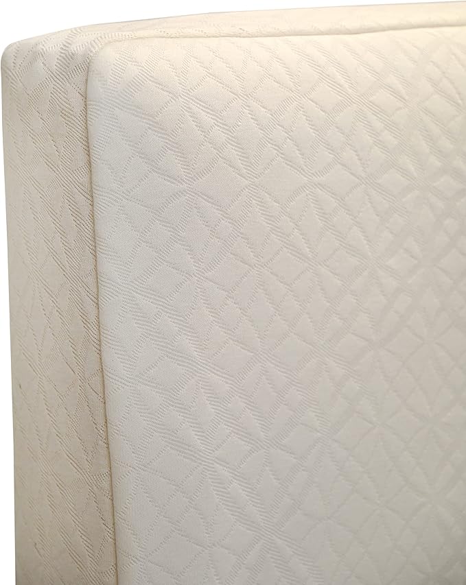 Naturepedic Organic Crib Mattress Cover - Skin Friendly, Breathable & Absorbent Crib Mattress Protector - Removable Mattress Pad for Baby and Toddler Bed - Fitted Ivory