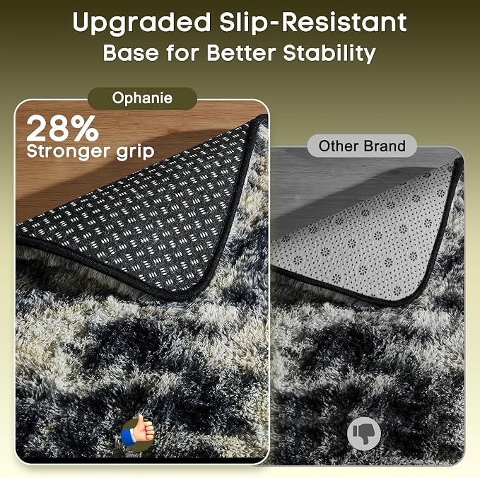 Ophanie 6x9 Black Gold and Grey Area Rugs - Image 3
