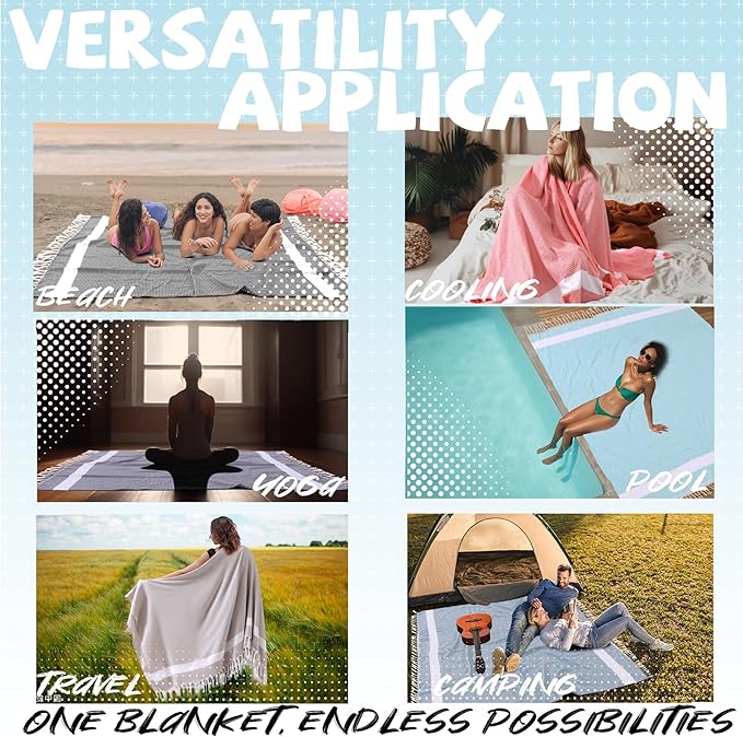 Lightweight Woven Throw Blanket Large Soft Travel Essentials Airplane Accessories Long Flight Necessities Airport Must Haves Plane International Flying Stuff Airline Items Oversea Umrah Need Purple