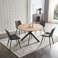 Zerifevni 46.4" Round Dining Table Set, Mid Century Modern Round Dining Table by ChooseComfortableFurniture