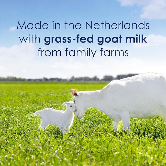 Kabrita Goat Milk Toddler Nutrition, 12-24 Months - Easy to Digest, Contains Vitamin D, Calcium, Iron, DHA, Non-GMO - Gentle on Sensitive Tummies - Supports Gut Health & Sleep - 28oz (Pack of 6)