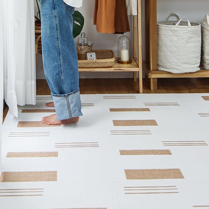 Baby Play Mats for Floor - Sol (4x6ft) - Premium EVA Foam Play Mat for Babies & Toddlers - Perfect for Tummy Time, Crawling, Playroom - Stylish & Comfortable Kids Play Mat