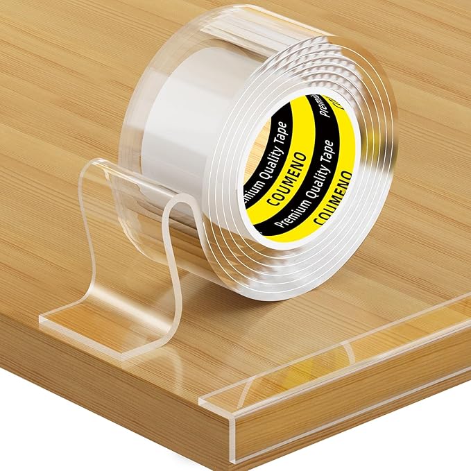 Clear Edge Protector,Safe Corner Protector, Anti-Sharp Edge Protector, for Furniture, Drawers, Tables, Cabinets 1.18inX6.56FT