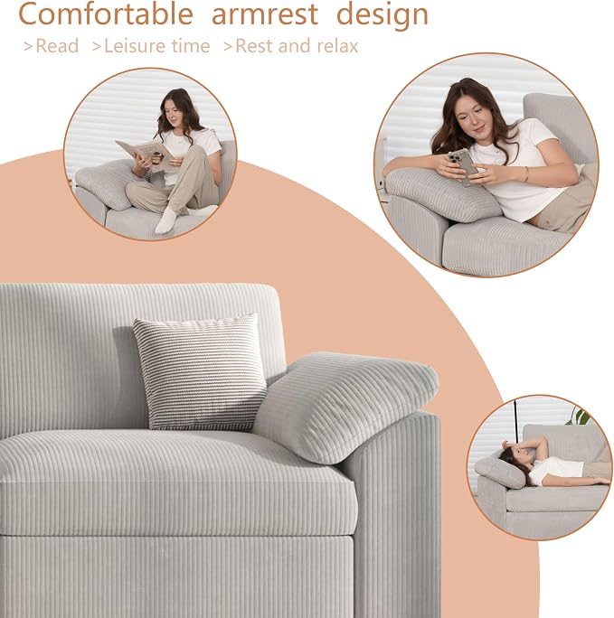 EASE MOOSE Oversized Modular Sectional Sofa, Extra Large U Shape Sectional - Image 7